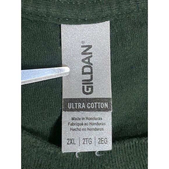 Baylor Truett Seminary Shirt Tee Green Mens 2XL Gildan Cotton Church - Picture 8 of 12